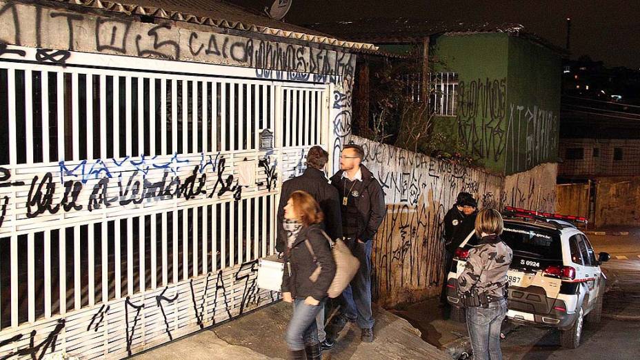 Reconstituição da morte da família de policiais militares encontrada morta dentro de casa, no bairro da Brasilândia, Zona norte de São Paulo