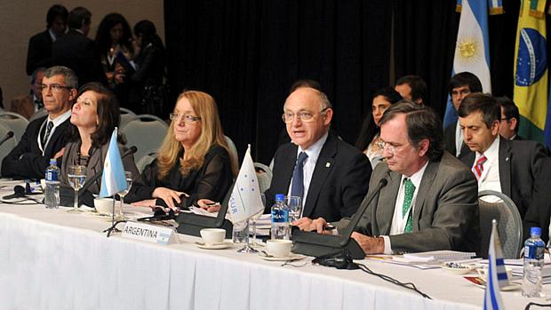 Reunião de chanceleres dos países do bloco do Mercosul, em Mendoza