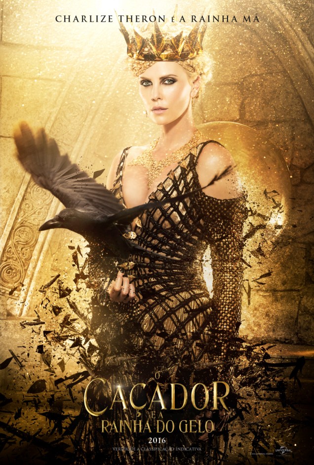 Charlize Theron no filme O Caçador e a Rainha de Gelo