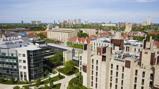 Universidade de Chicago, nos Estados Unidos - 10º lugar no ranking do THE