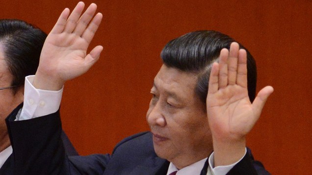 Xi Jinping no encerramento do 18º Congresso Nacional do Partido Comunista da China