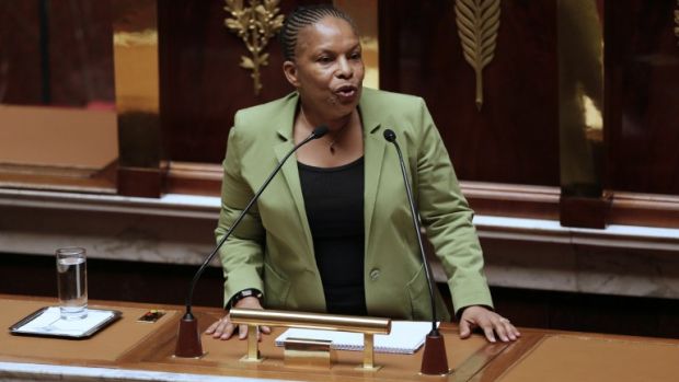 A ministra da Justiça da França, Christiane Taubira