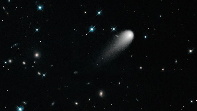 <p>Imagem capturada pela Nasa mostra o cometa ISON em direção ao Sol</p>