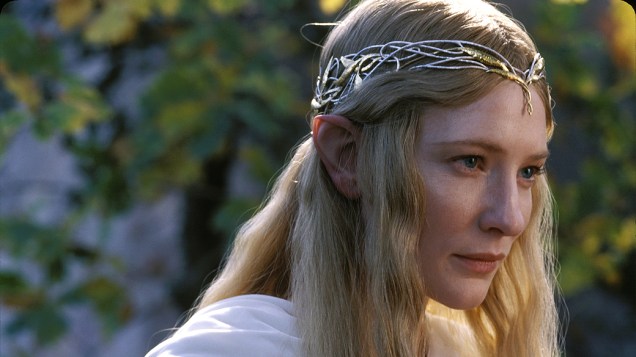 Cate Blanchett interpreta Galadriel na trilogia O Senhor dos Anéis