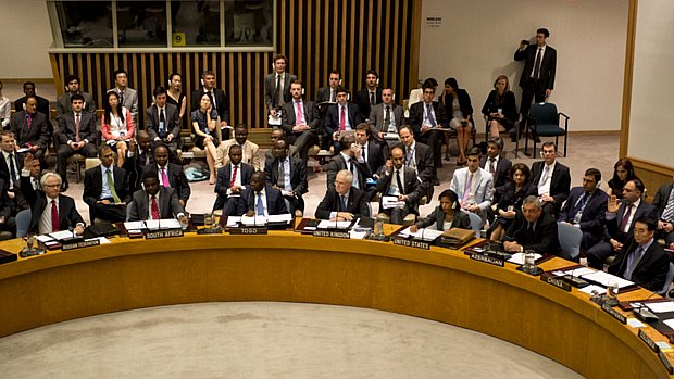Membros do Conselho de Segurança da ONU votam sobre a Síria