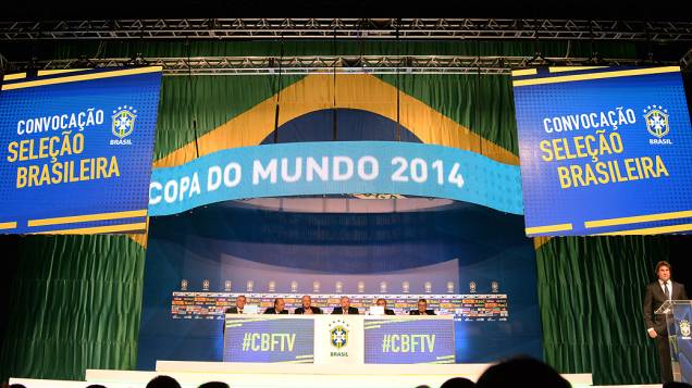 Luiz Felipe Scolari, durante a convocação da Seleção Brasileira de Futebol para a Copa do Mundo 2014, nesta quarta-feira (07)