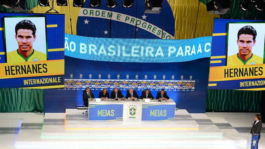 Luiz Felipe Scolari, durante a convocação da Seleção Brasileira de Futebol para a Copa do Mundo 2014, nesta quarta-feira (07)