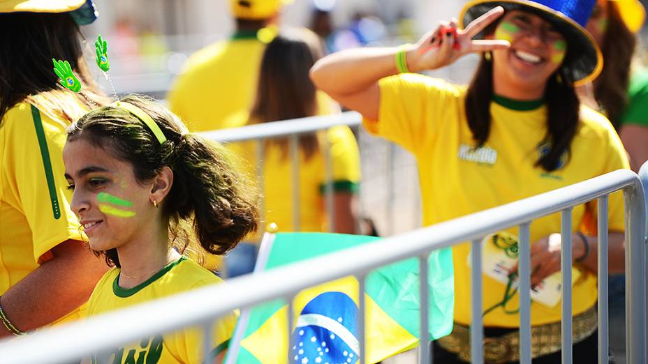 Torcida chega para fazer festa na Copa das Confederações, em Brasília
