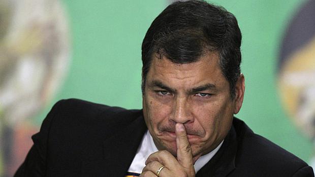 O presidente do Equador, Rafael Correa