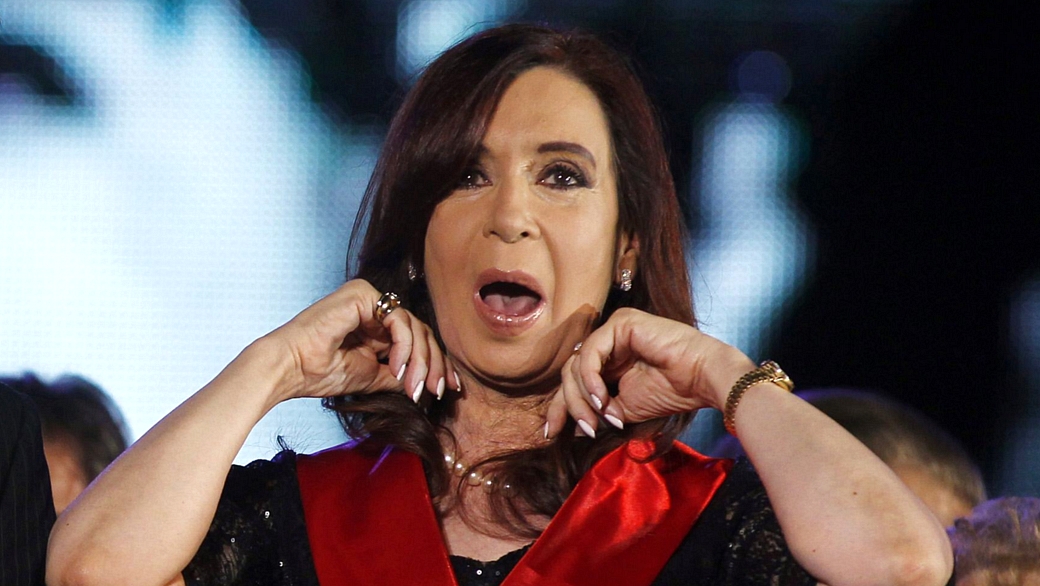 presidente argentina Cristina Kirchner comemora o Dia da Democracia e dos Direitos Humanos