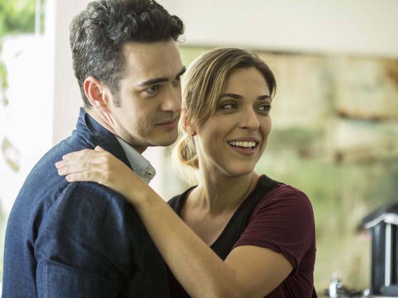 Marcos Veras e Júlia Rabello nas gravações de Porta dos Fundos - Contrato Vitalício