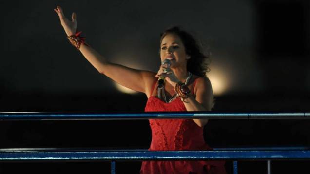 Daniela Mercury, no carnaval de Salvador