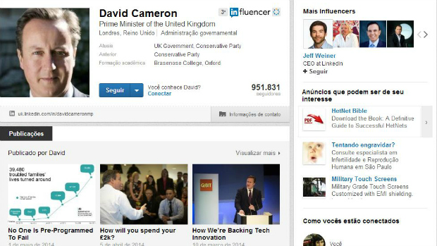 O premiê britânico David Cameron fala ao Parlamento