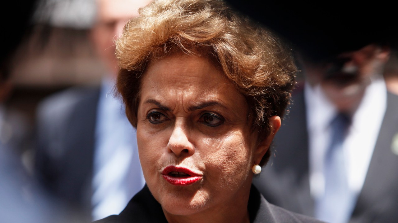 A presidente Dilma Rousseff durante encontro com empresários do setor produtivo, em Nova York