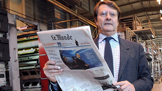 Erik Izraelewicz dirigia o jornal 'Le Monde' desde fevereiro de 2011