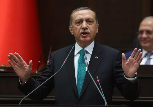 O primeiro-ministro turco Recep Erdogan