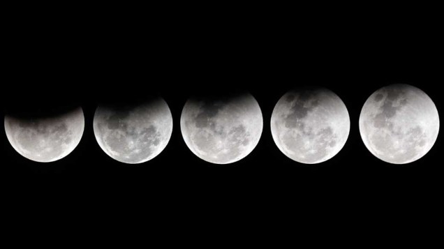 <p>Eclipse da lua visto de São Paulo</p>