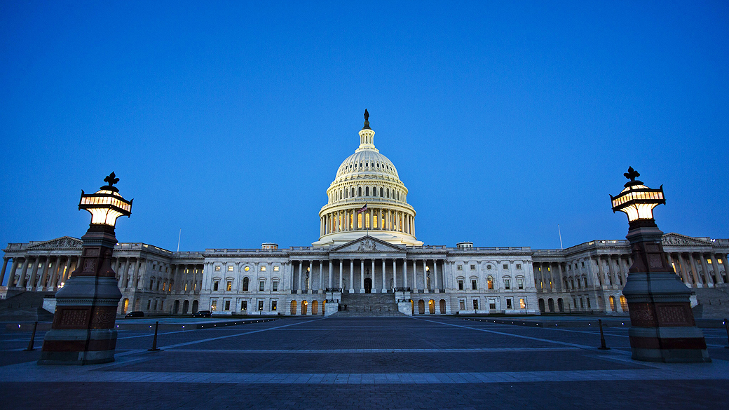 A sede do Congresso dos Estados Unidos, em Washington