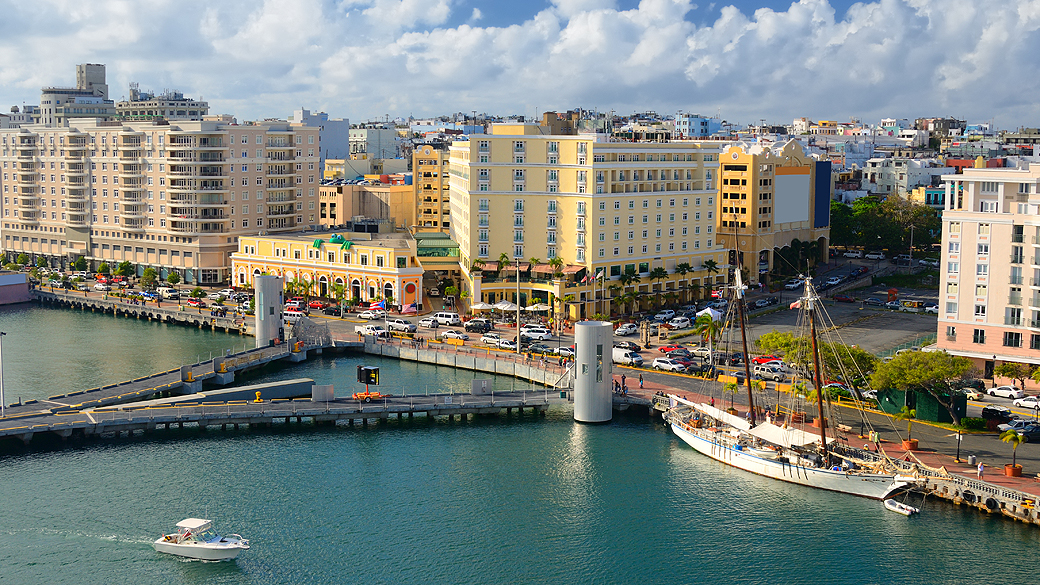 Cidade de San Juan, em Porto Rico
