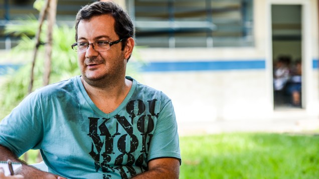 Luciano Garcia, de 33 anos, professor de matemática de duas escolas da rede municipal de Novo Horizonte (SP): "Somos incentivados a estudar e nos qualificar"