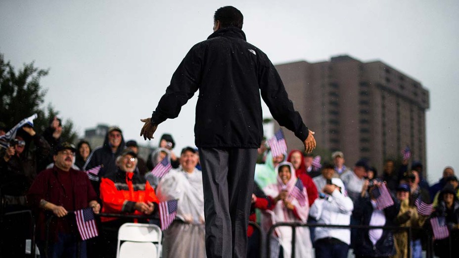 Mitt Romney durante campanha na Virginia, em 08/10/2012
