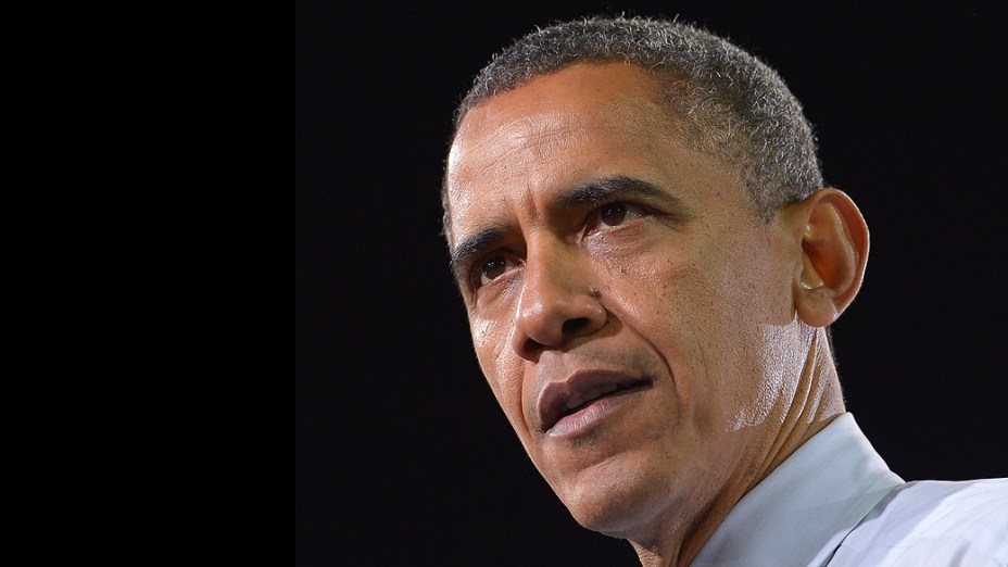 Barack Obama durante campanha, em Las Vegas, Nevada