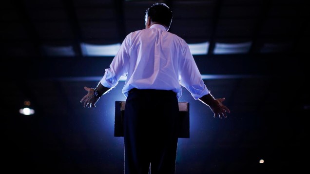 Mitt Romney durante campanha em Ohio