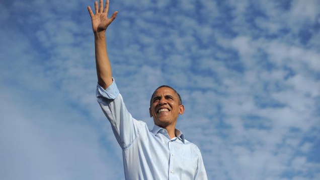 Barack Obama em campanha na Flórida