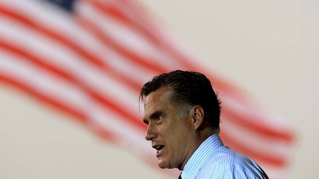 Mitt Romney durante campanha na Flórida