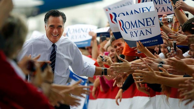 Mitt Romney durante campanha em Sanford