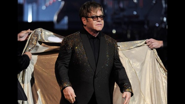 Elton John se apresenta em Las Vegas, em 2011