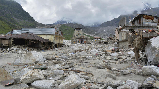 As enchentes castigaram o estado de Uttarakhand, na Índia