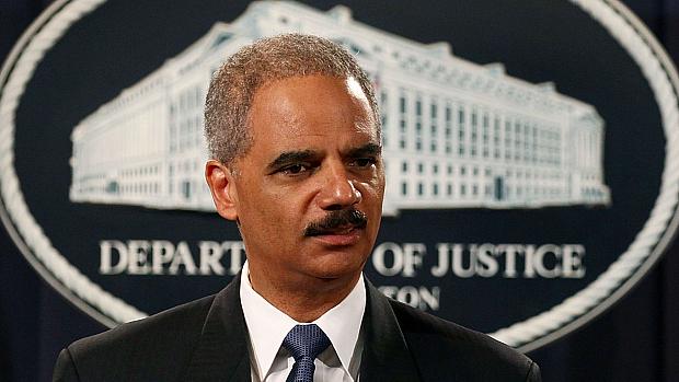 Eric Holder, chefe do Departamento de Justiça dos Estados Unidos