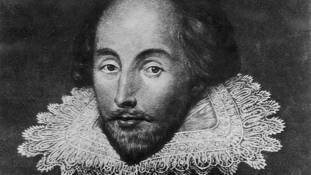 O dramaturgo inglês William Shakespeare