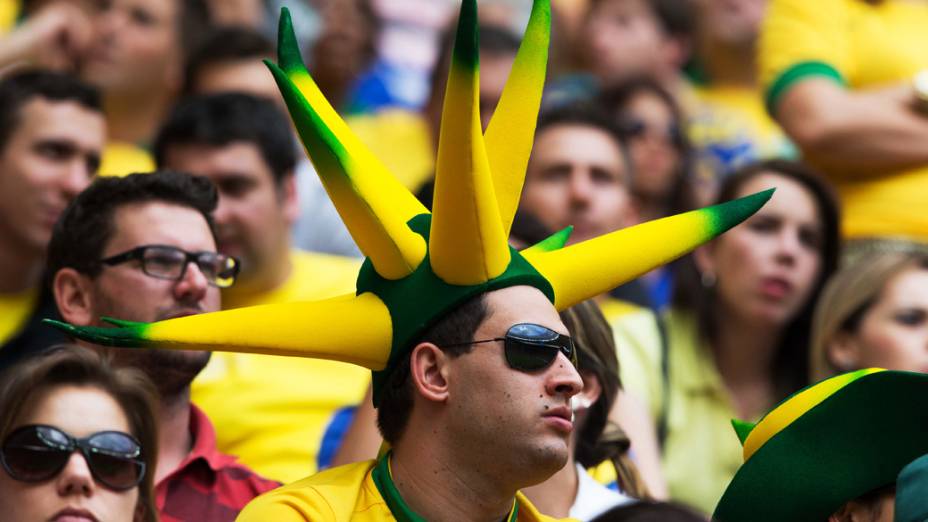 Torcida faz festa na partida de abertura da Copa das Confederações, em Brasília