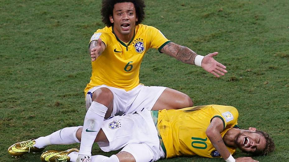 Marcelo pede assistência médica para Neymar
