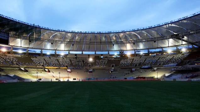 O estádio Maracanã chegou a 92% das obras de reforma e adequação para sediar a Copa das Confederações e a Copa do Mundo, conforme informações divulgadas pelo governo do Rio de Janeiro nesta sexta-feira (22)