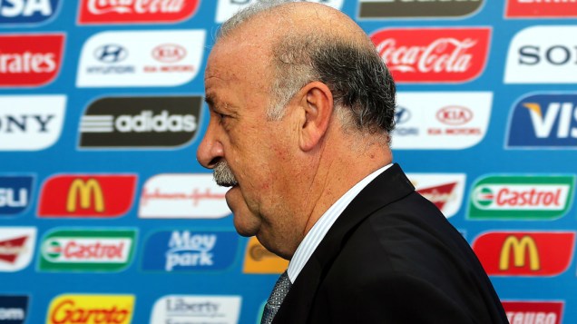 Técnico da Espanha, Vicente del Bosque chega pra o sorteio da Copa do Mundo de 2014