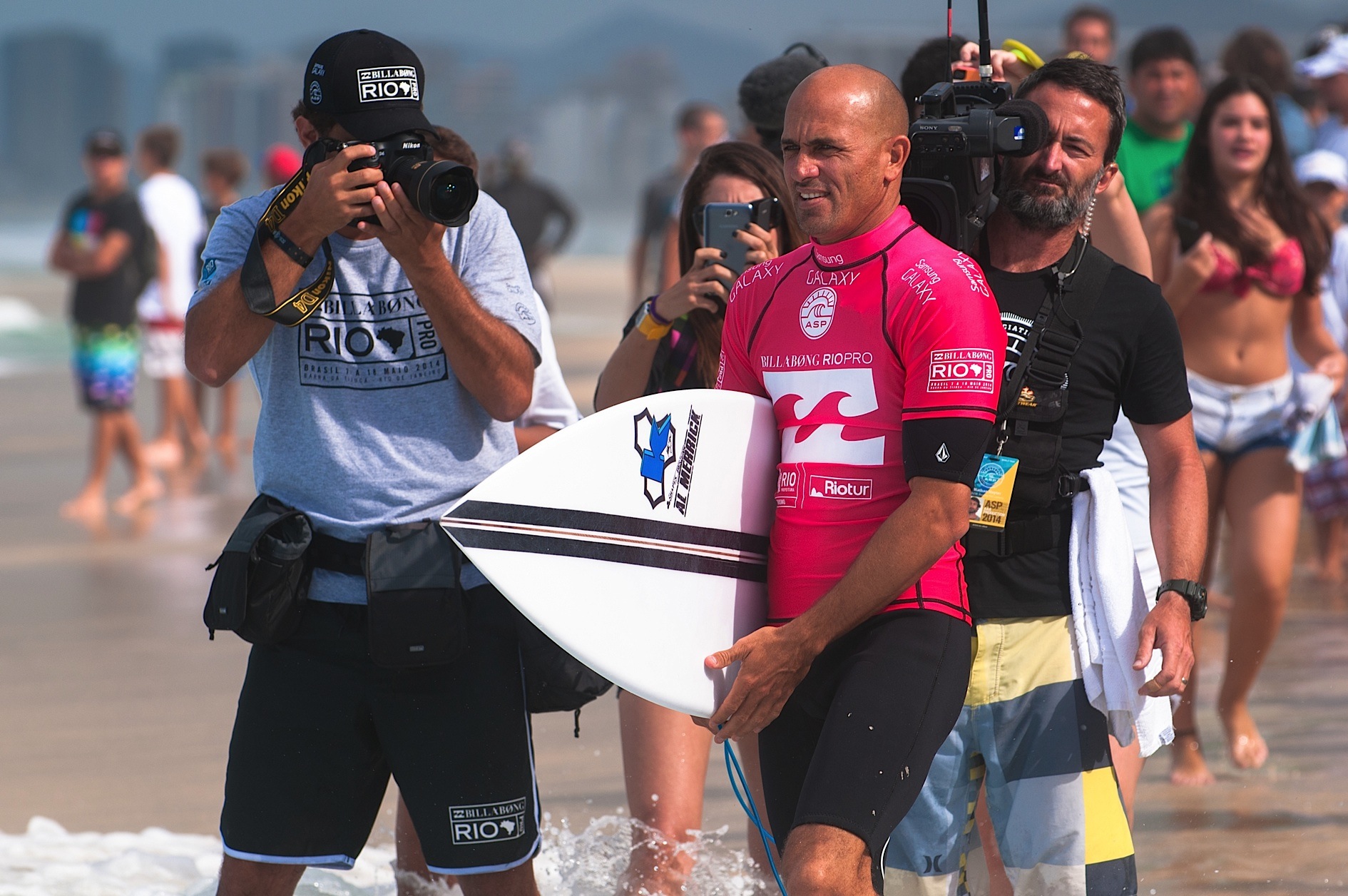 O surfista americano Kelly Slater