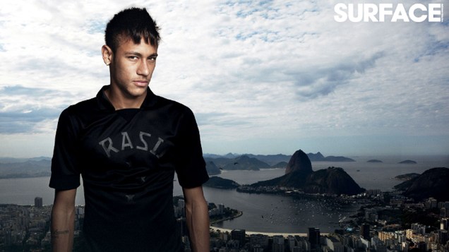 Foto da revista francesa Surface, em que Neymar está na capa e diz ser pretensioso