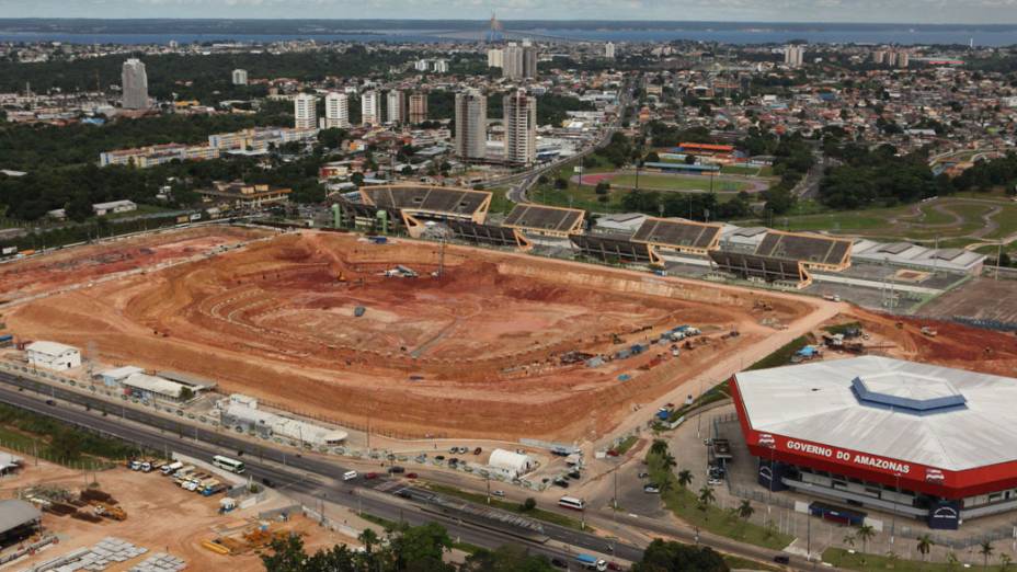 Obras do estádio Arena da Amazônia, Manaus (AM)