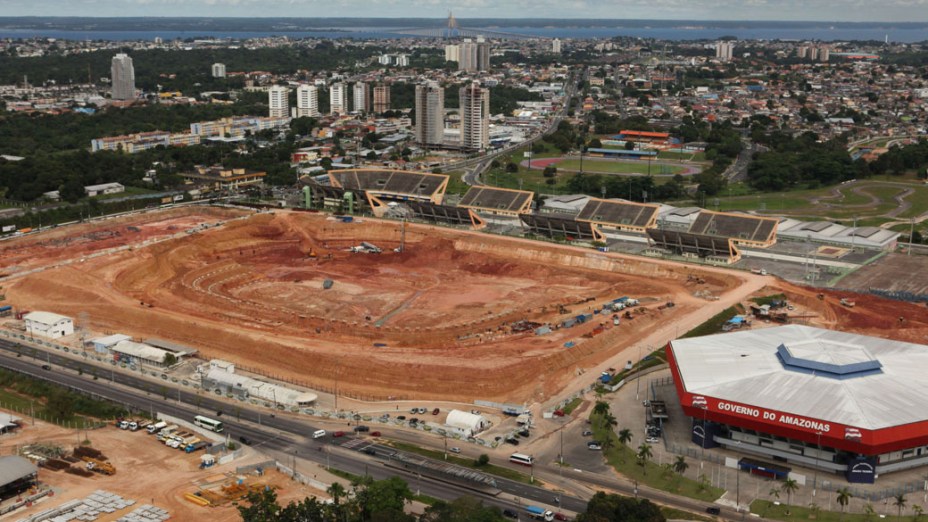 Obras do estádio Arena da Amazônia, Manaus (AM)