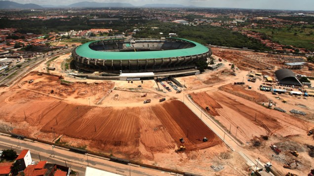 Obras no estádio Castelão, Fortaleza (CE)