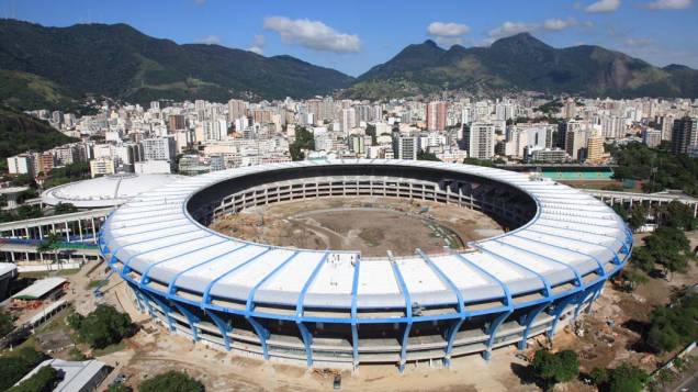 Reforma no estádio do Maracanã no Rio de Janeiro (RJ)
