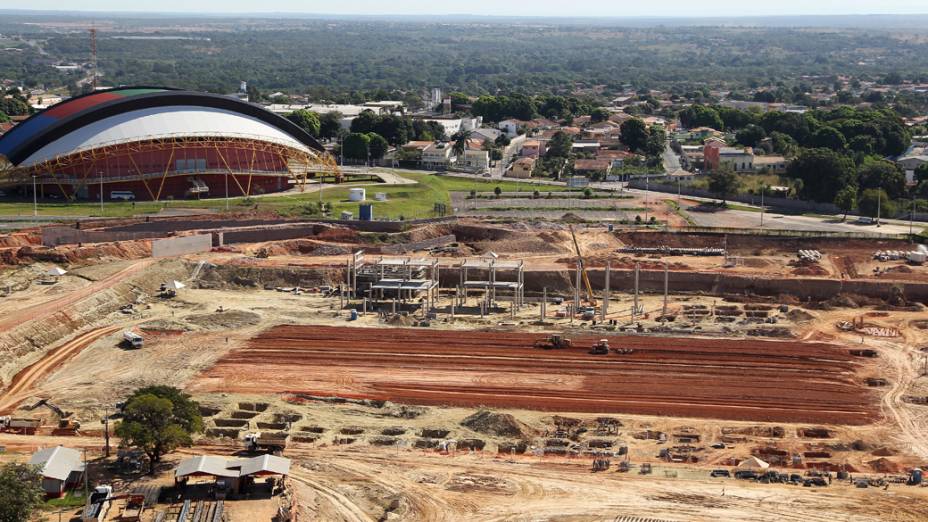 Obras do Estádio Verdão em Cuiabá (MT)