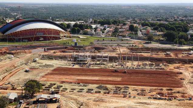 Obras do Estádio Verdão em Cuiabá (MT)