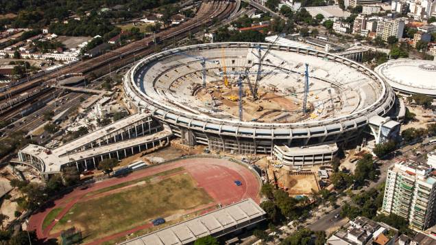 Estádio do Maracanã no Rio de Janeiro, setembro de 2012