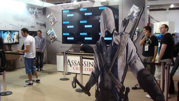 Estande da Ubisoft na Brasil Game Show