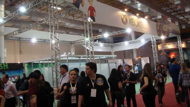 Estande do Xbox 360 na Brasil Game Show