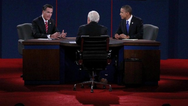 Obama e Tomeny tratam de política esterna em debate eleitoral nos Estados Unidos Obama e Tomeny tratam de política esterna em debate eleitoral nos Estados Unidos
